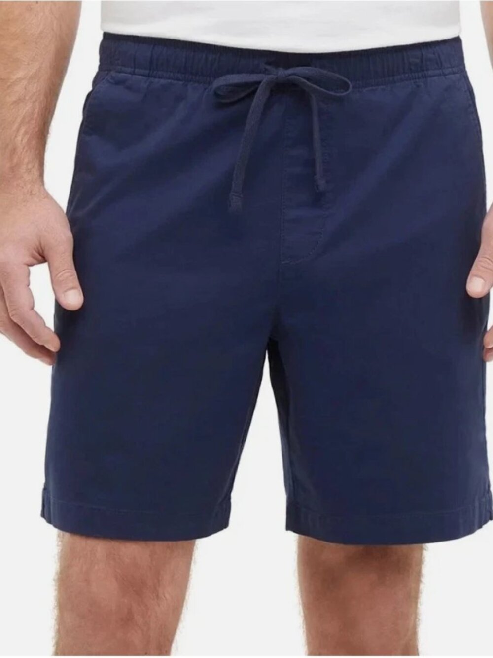 Banana Republic Men's Pull On Short flat front, XXL Blue NWT